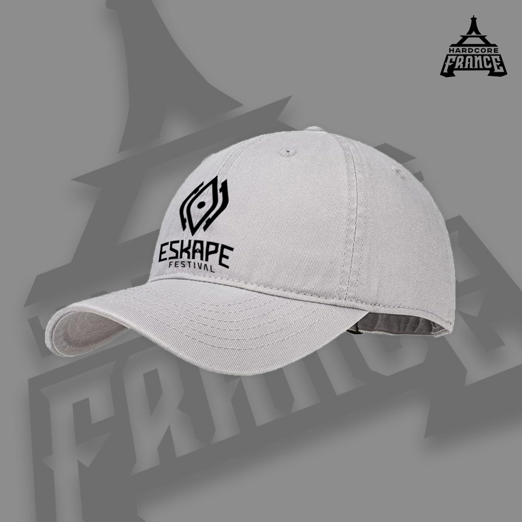 CASQUETTE LOGO + NOM ESKAPE BEIGE