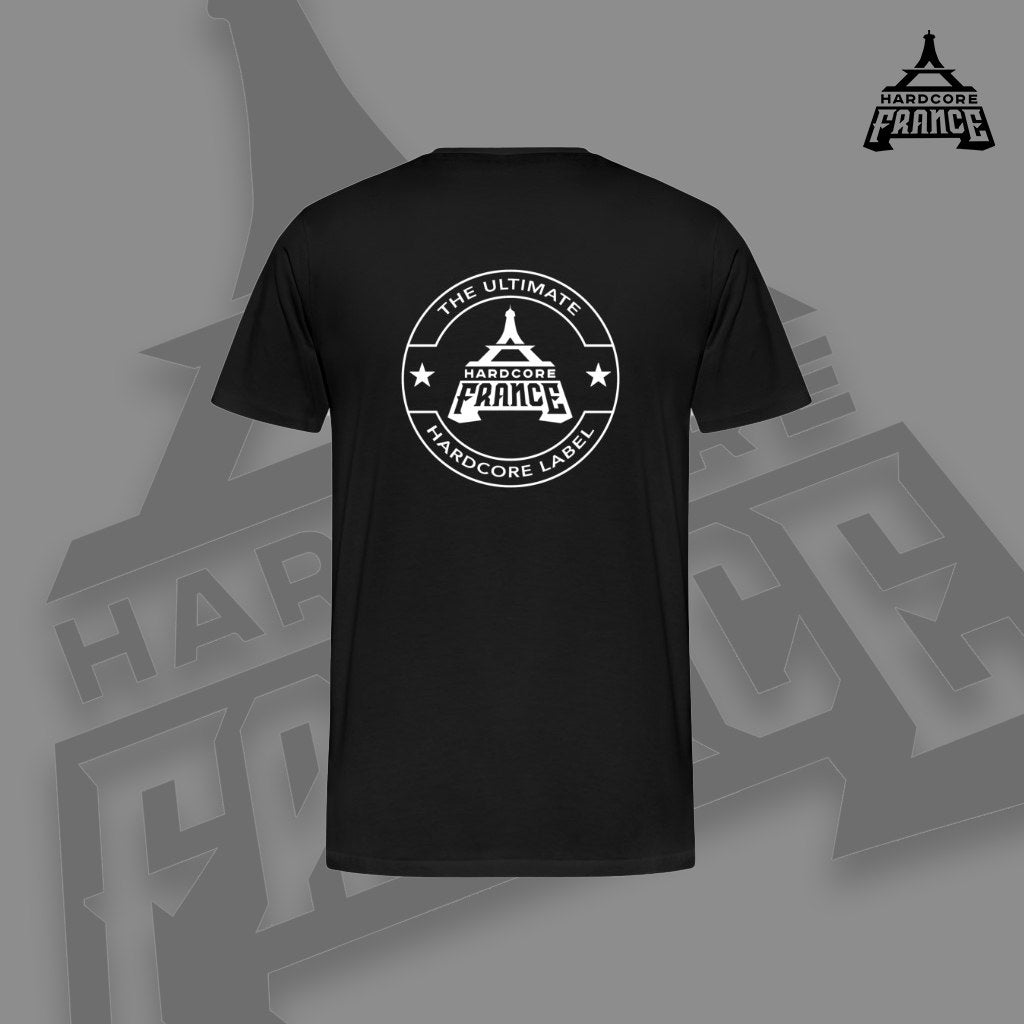 TEE-SHIRT NOIR HARDCORE FRANCE LABEL