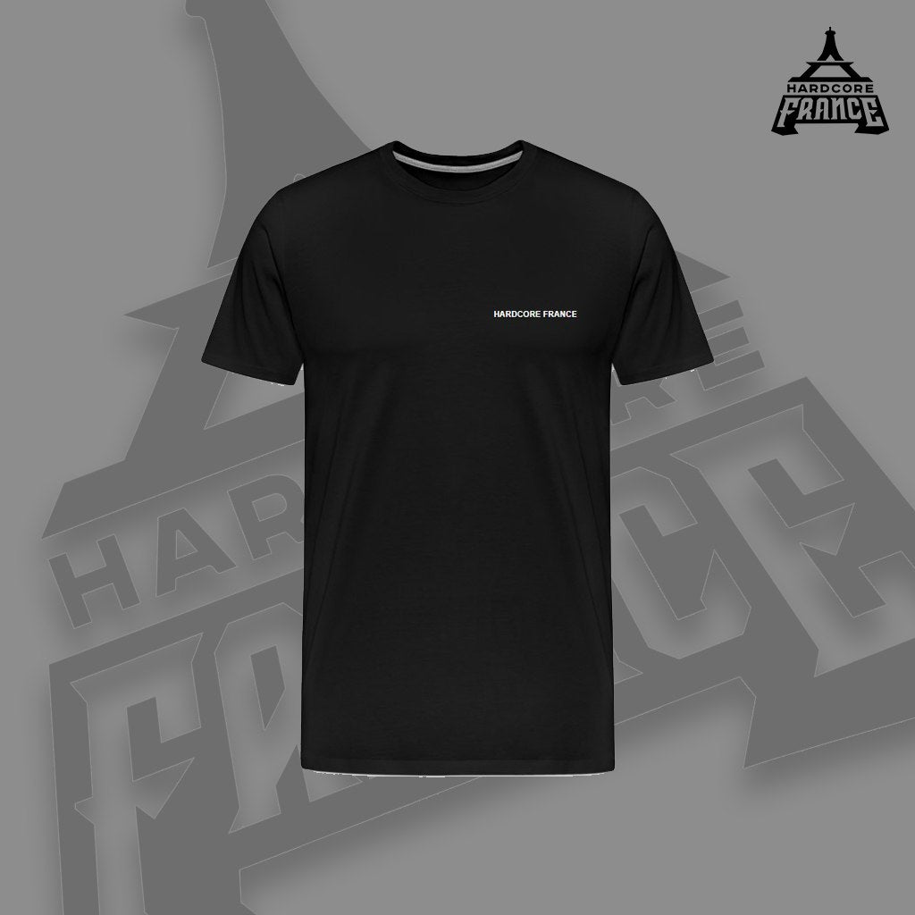 TEE-SHIRT NOIR HARDCORE FRANCE LABEL